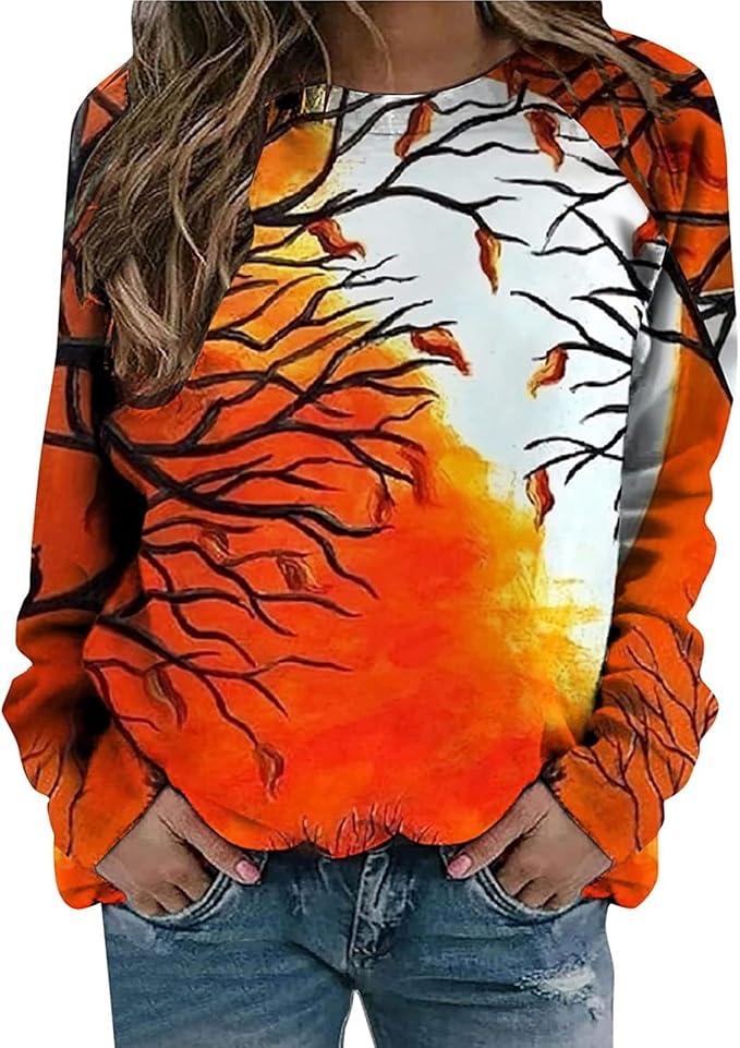 Amazon Co Jp ハロウィン レディース カジュアル 長袖 クルーネック スケルトン プリント フードレス プルオーバー スウェットシャツ トップ ブラウス ジャケット レディース オフィス 安い ファッション