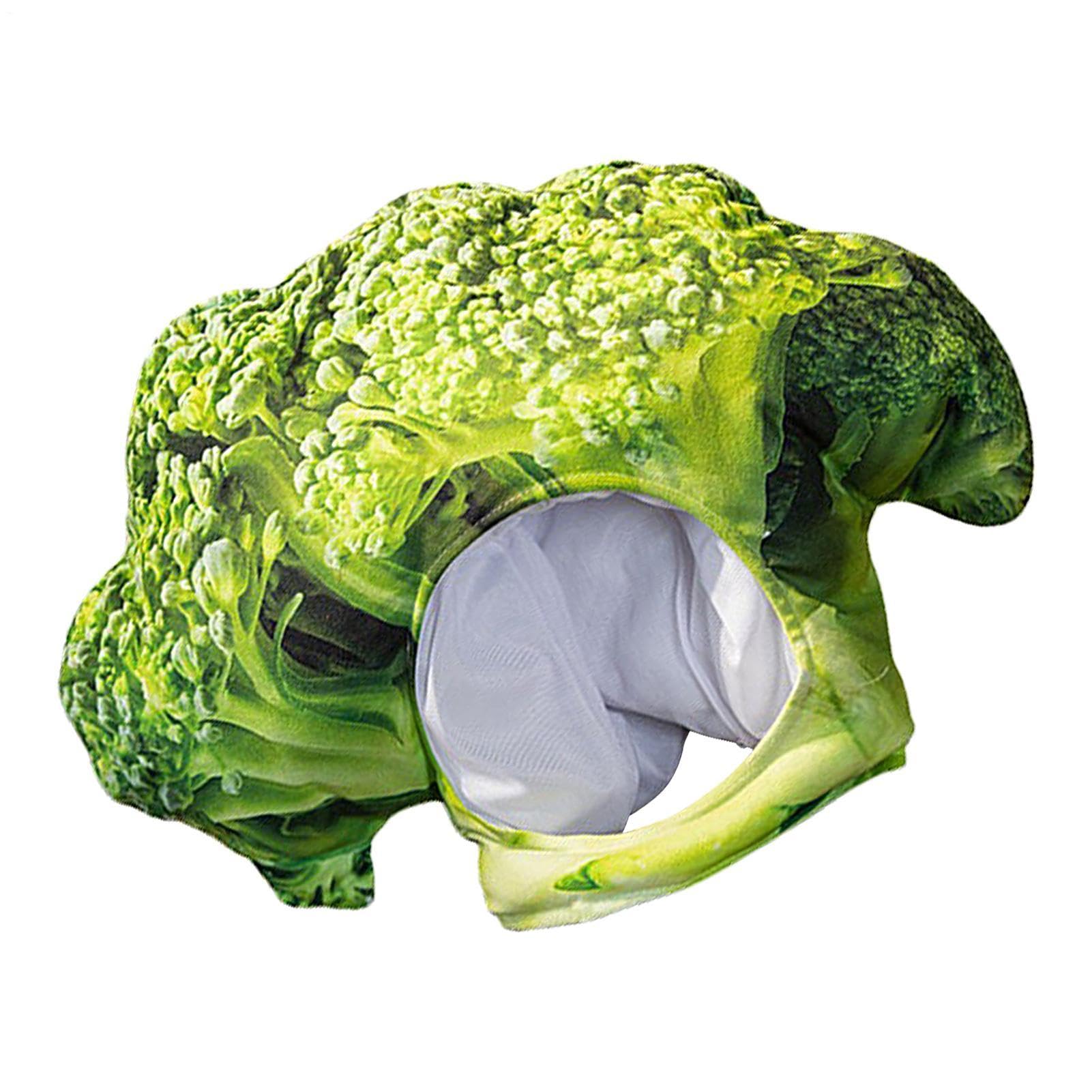 Broccoli Costume Broccoli Funny Soft Plush Cartoon Cosplay Cap