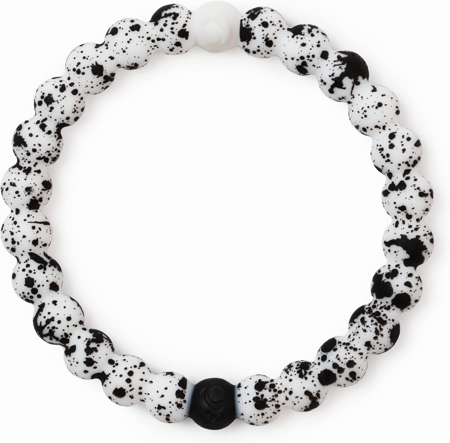 Silicone Beaded Bracelet for Women and Men - Splatter Collection - Silicone Jewelry Fashion Bracelet Slides-On for Comfortable Fit for Men, Women & Kids