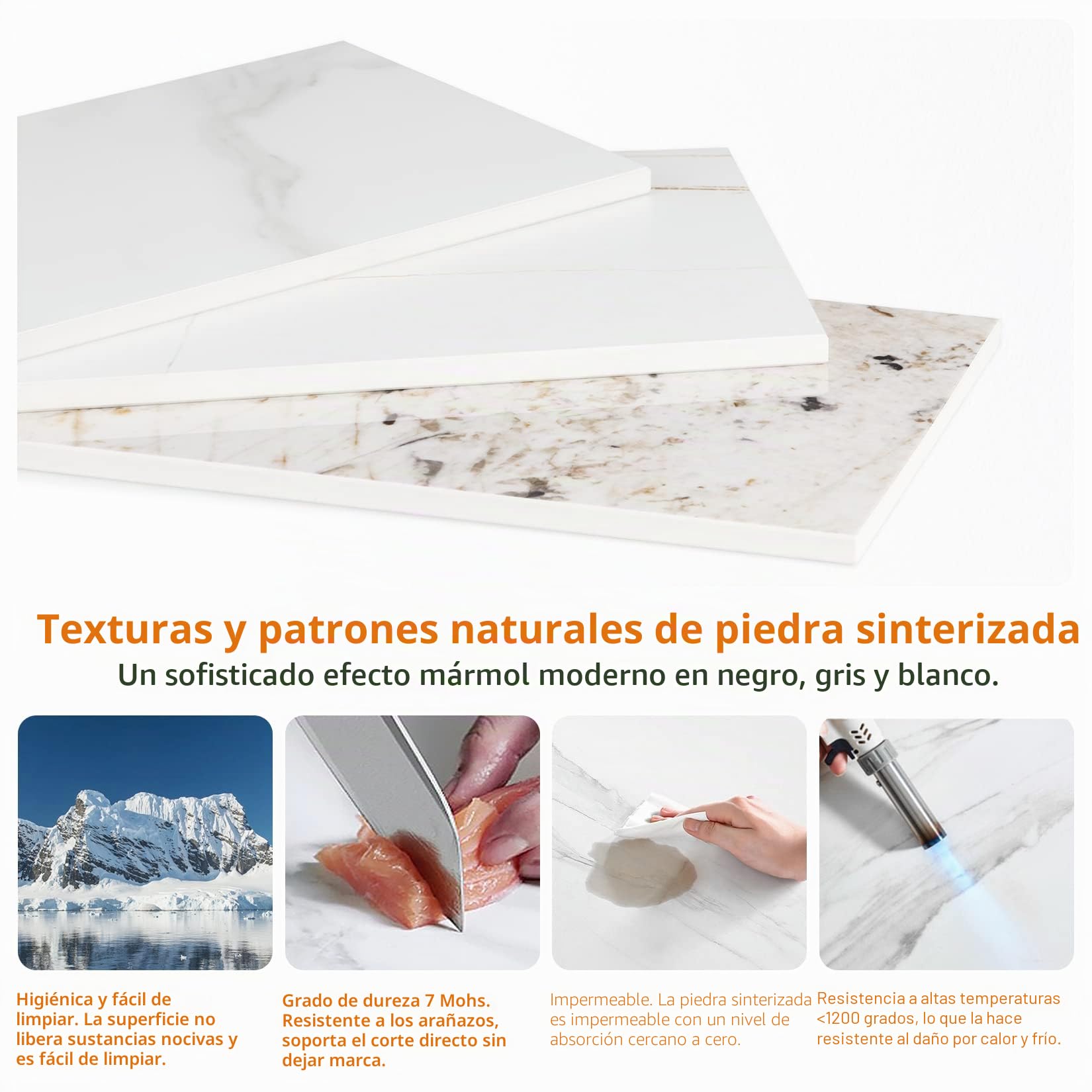 FATIVO Mesa de Consola Recibidor Entrada Dorada: Piedra Real Mesa Auxiliar Metal Mármol para Salón Pasillo Dormitorio de Estilo Nórdico Moderno, Blanco y Dorado, 100x30x79 cm
