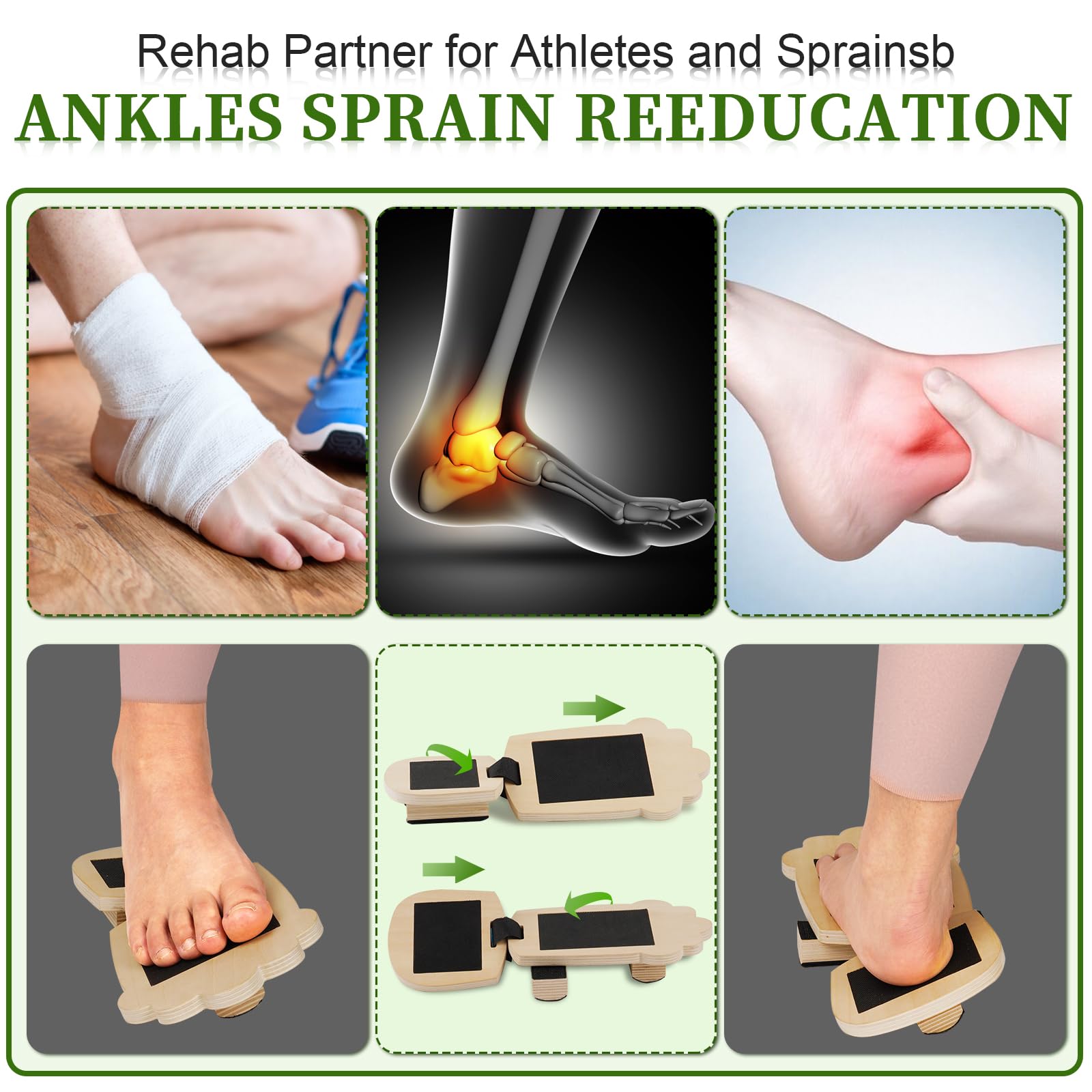 Pain Ankle Ligament Strengthening Exercises Sprain Foot And Ankle Workouts  Stretches Ankle Joint Pain Relief, image size:1600x1600