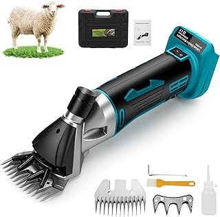 Cisailles À Moutons Sans Fil Pour Makita 18 V (batterie Non Incluse), 6 Vitesses, Tondeuse Haute Performance Pour Moutons, Alpagas Et Chèvres