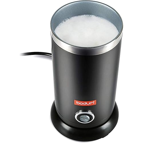 Bodum 11870-01US Bistro Electric Milk Frother, 10 Ounce, Black