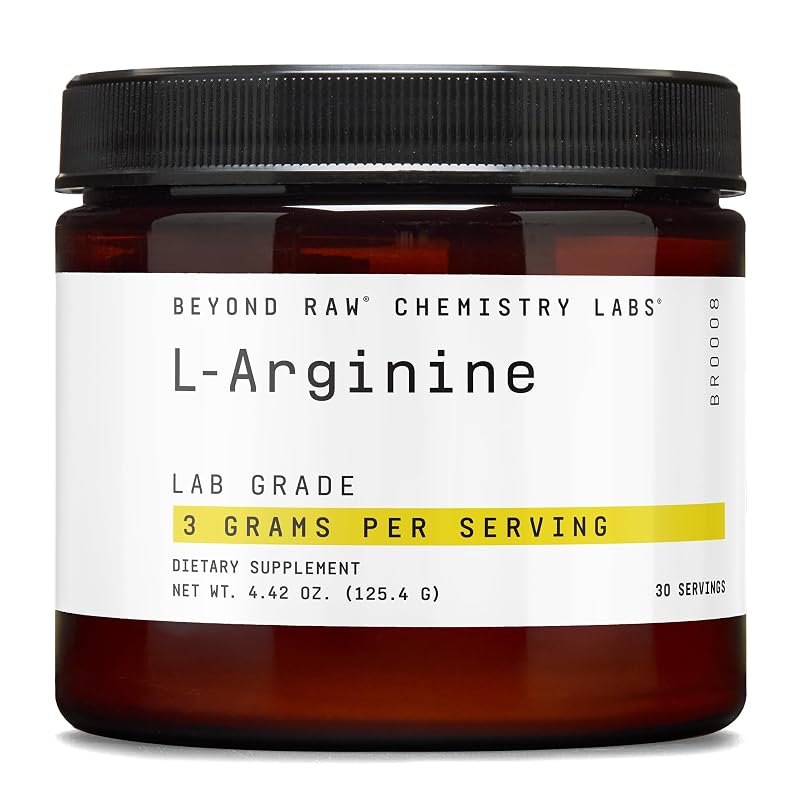BEYOND RAW Suplemento de L-arginina em pó 3 g, 30 porções