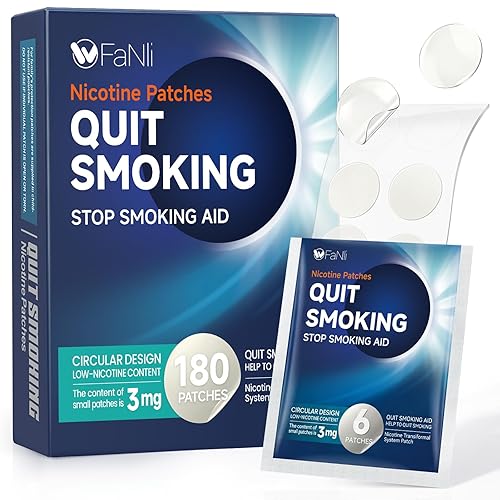 180 Count - Nicotine Patches 3mg (The Same Principle as