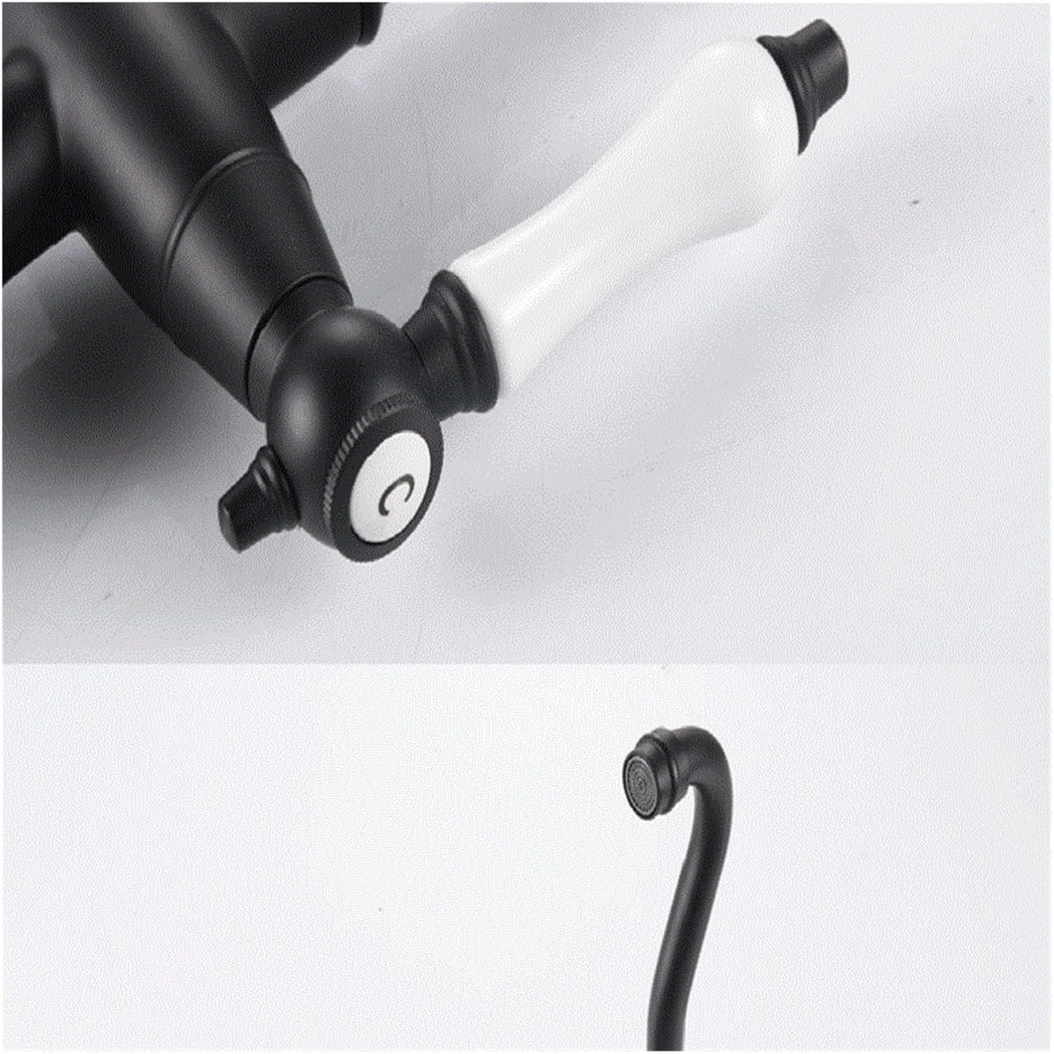 Gourmet Kitchen Faucet Sink Full Copper 360° Rotating Cold and Hot Antique Double Handle Single Lever(New Gourmet Kitchen)