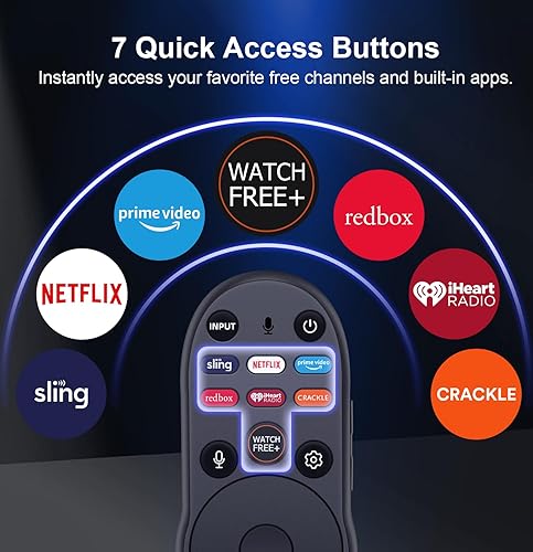 Miniatura 3 de Para control remoto Vizio Smart-TV, XRT270-Remote-Bluetooth reemplazo de voz aplicable con 4K Quantum Pro Vizio Smart TV Serie V Serie M y más