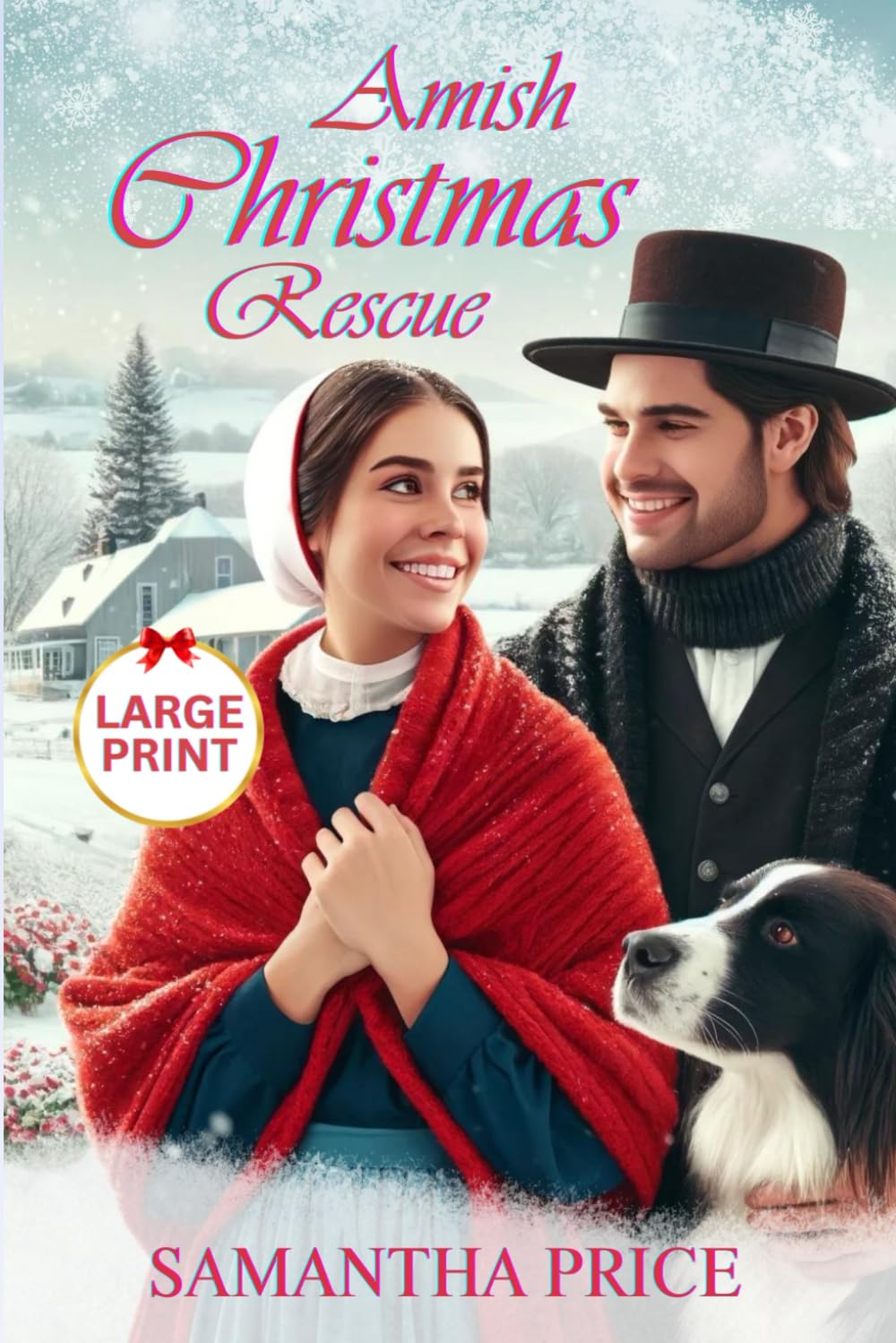 Amish Christmas Rescue LARGE PRINT: Amish Romance Novel (Amish Christmas Books - Large Print Editions)