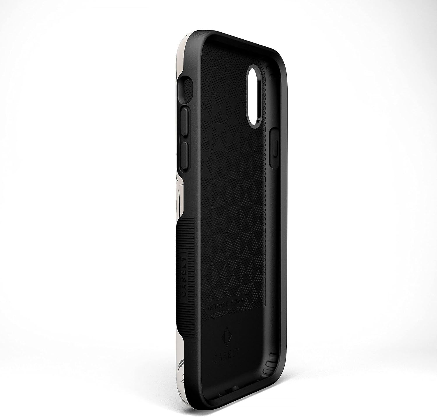 Casely iPhone XR Case | We're All Human | Minimal Face Art | Bold Protective Design