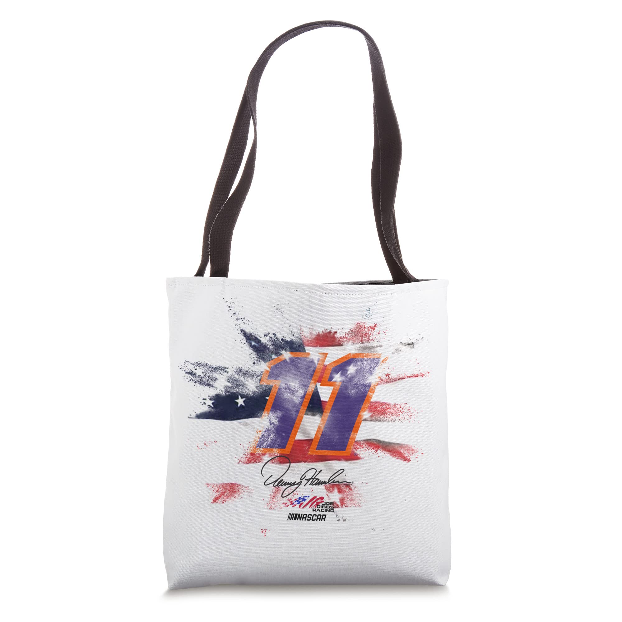 NASCARDenny Hamlin - Fireworks Tote Bag