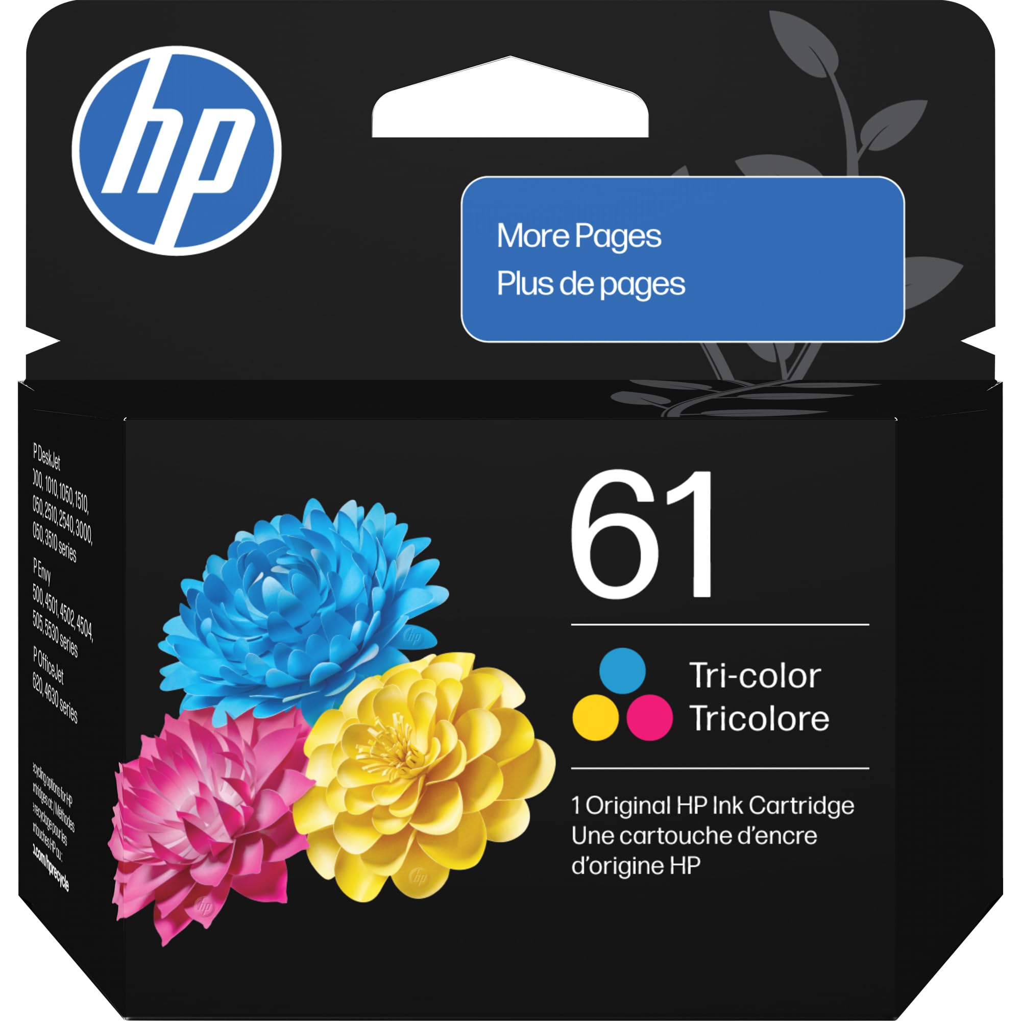 Amazon.com : HP 61 Tri-Color Ink Cartridge | Works with DeskJet