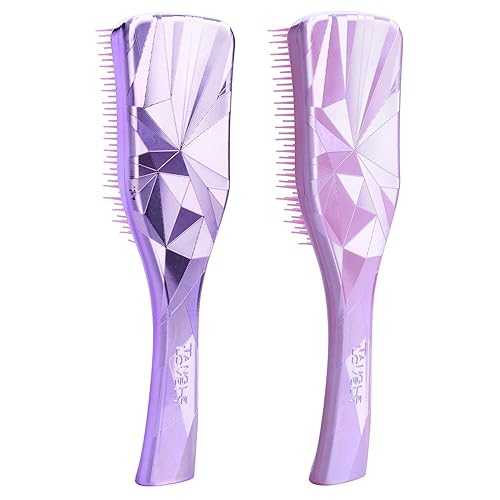 Paquete de 2 cepillos desenredantes para mujeres, hombres y niños, cabello húmedo o seco, elimina nudos y reduce la rotura, cepillo desenredante