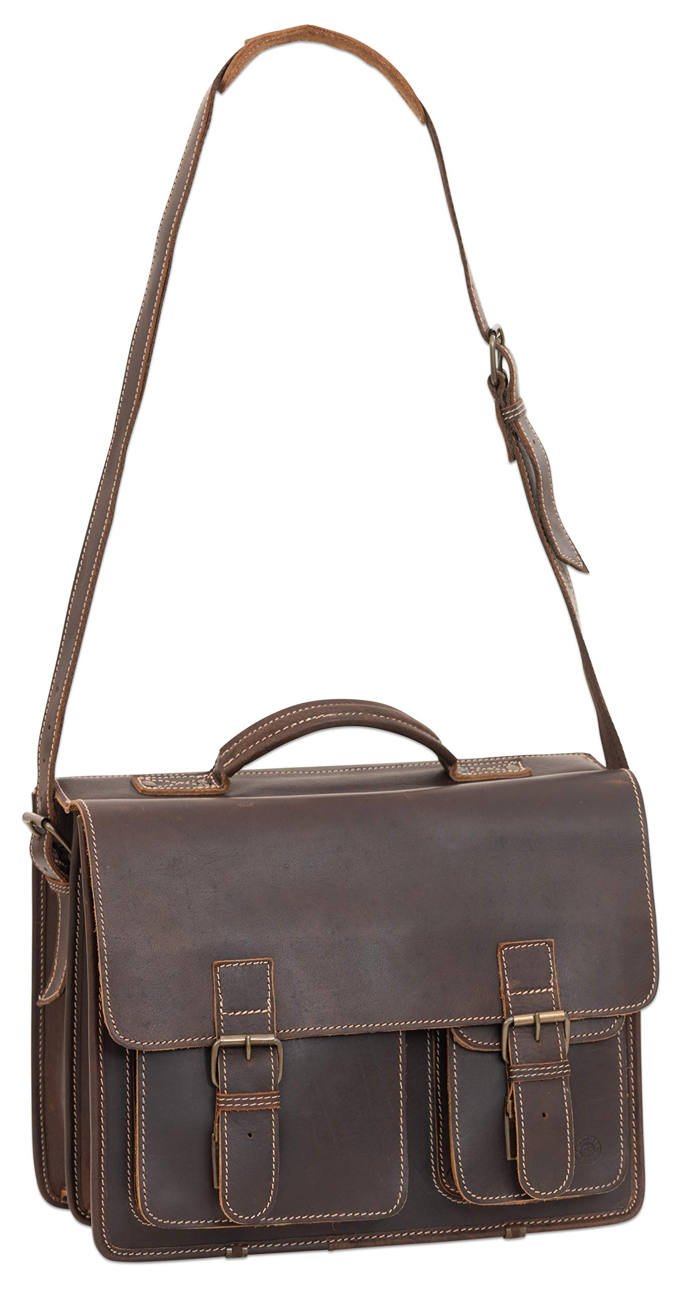 Greenburry Aktentasche Leder 39 cm
