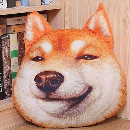 Amazon 柴犬 抱き枕 ハスキークッション 昼寝枕 70cm おもしろ枕 リアル顔芸 ぬいぐるみ インテリア ふわふわ 誕生日プレゼント ジップ付 洗える 添い寝 もちもち 3d 女の子 男の子 特大 動物 背もたれ ぬいぐるみ おもちゃ