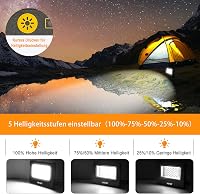 MEIKEE 80W LED Munkalámpa 12000 mAh Akkumulátorral - 4 Világítási Mód, 5 Fényerőszint, USB/Napelemes Töltés, Mágneses, Kempingezéshez, Szere 4