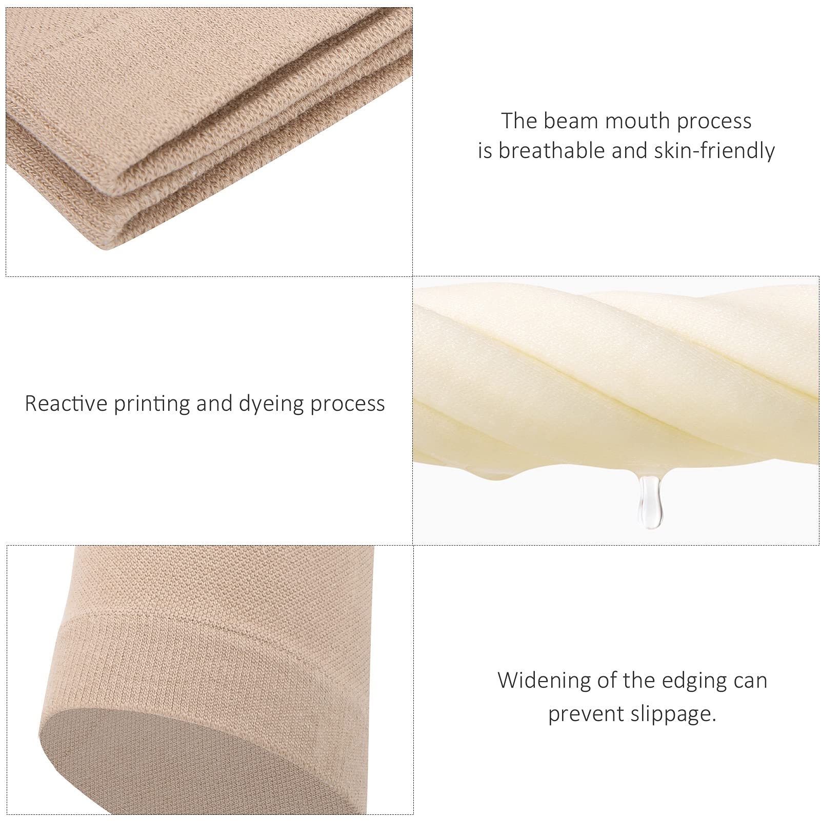 Alomejor Genouillères, 2pcs Coton Compression Genouillère Ultra-Mince Coton sans Couture Genouillère Soutien pour Adultes