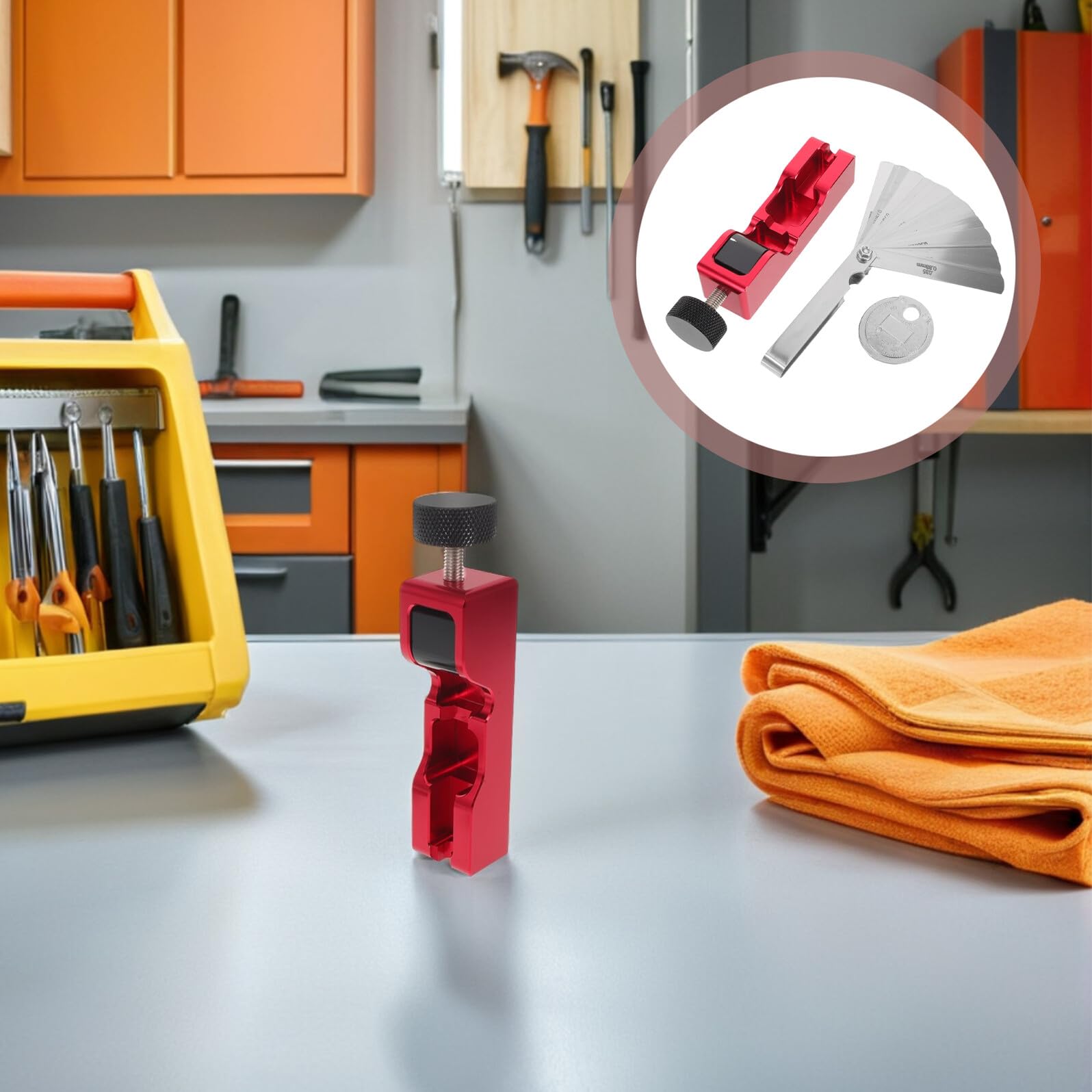 Utensili per Candele di Accensione per Auto con Regolatore di Candele Fai da Te Misuratore della Distanza e Misuratori di Spessore delle Valvole per Regolazione del Motore