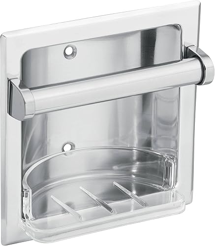 Moen 2565 soporte de jabón empotrado de la colección Donner Commercial,, 2565CH disponible en Yaxa Costa Rica
