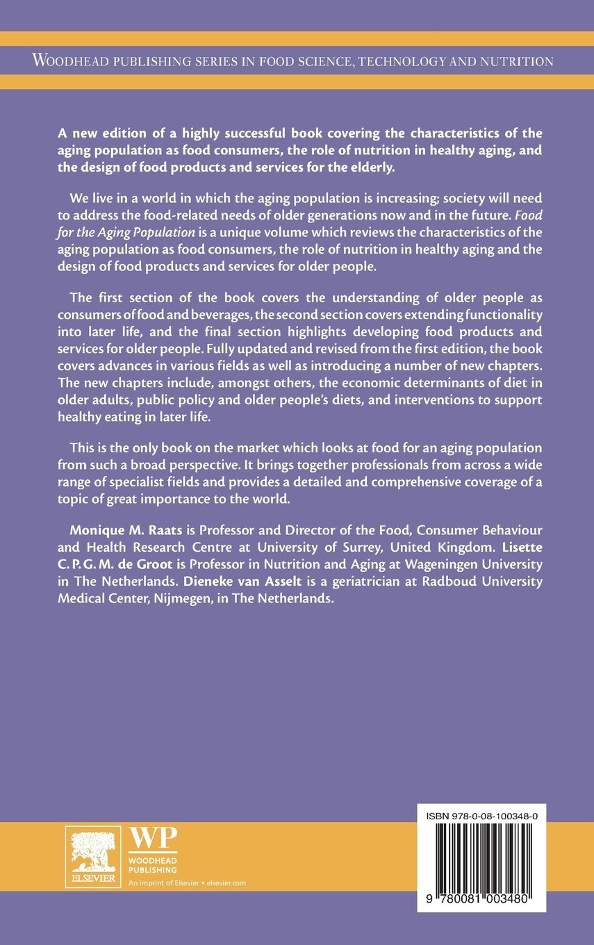 Food for the Aging Population (Woodhead Publishing Series in Food Science, Technology and Nutrition)