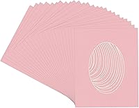 Vista 290 de CountryArtHouse Marco ovalado verde cazador de 5 x 7 pulgadas, sin ácidos, con núcleo blanco, corte biselado para fotos de 4 x 6, se adapta a marcos