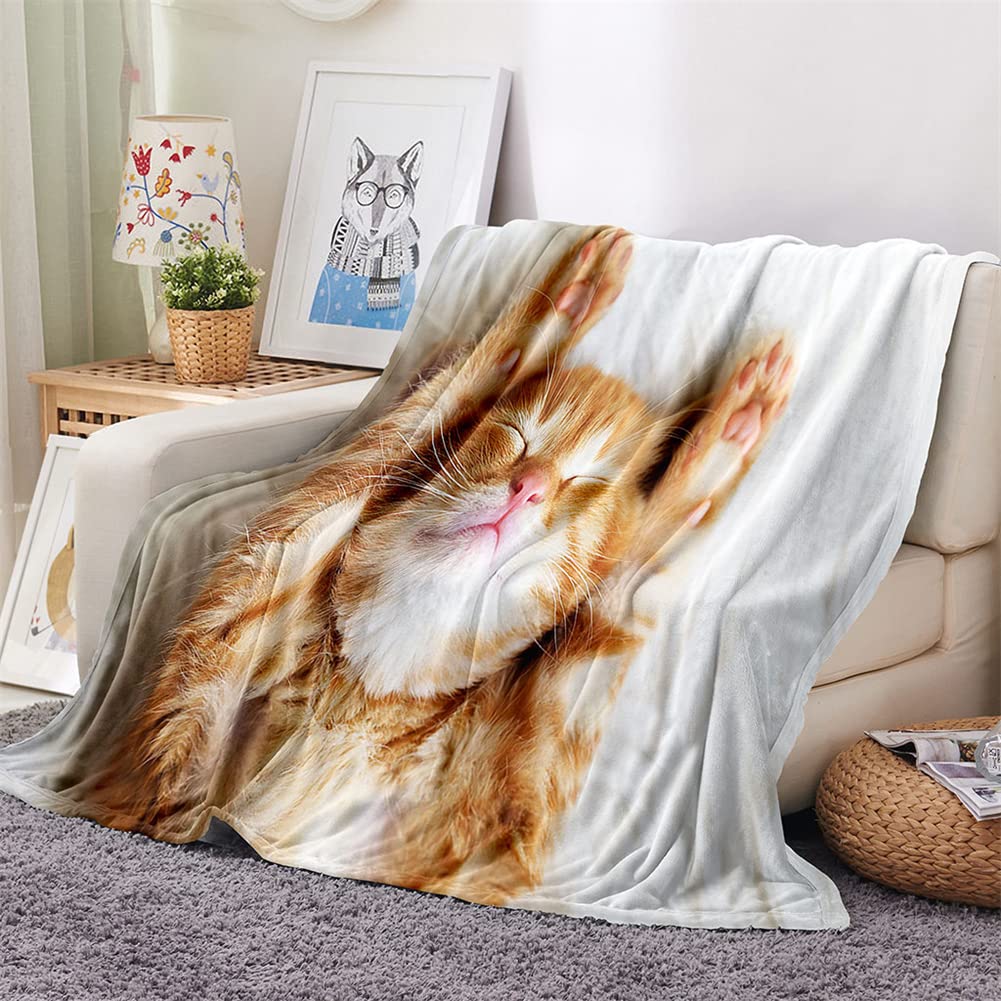 Coperta Con Motivo Lupo 130x150 Cm - In Microfibra Morbida, Per Divano, Letto O Viaggi, Per Bambini E Adulti