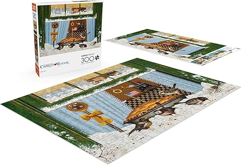 Miniatura 4 de Buffalo Games - Charles Wysocki - Bird Pie - Rompecabezas de 300 piezas grandes para adultos rompecabezas desafiante perfecto para noches de juego -