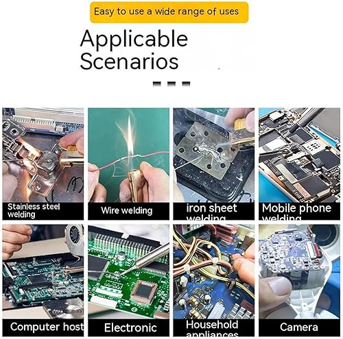 Miniatura 6 de Alambre de soldadura de aluminio para encendedor de acero inoxidable, alambre de estaño de soldadura de acero inoxidable, alambre de soldadura de