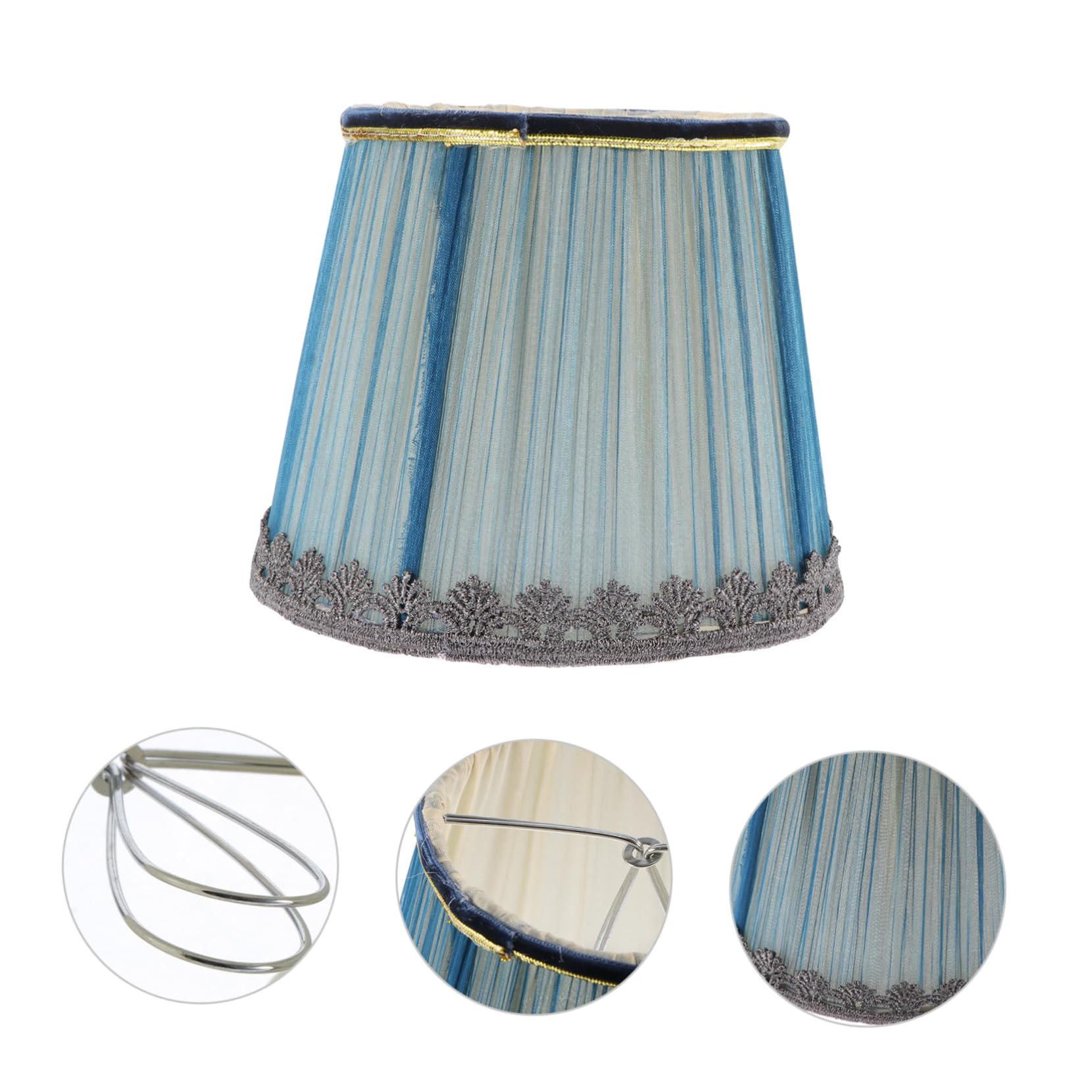 Abat-jour En Tissu Doublé Pour Lampe De Table - 25x25x18 Cm - Lumière Douce Et Non éblouissante - Décoration Salon/chambre - 8