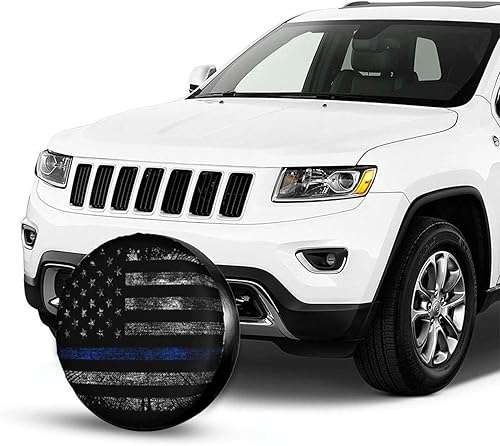 Miniatura 3 de Blue Line American - Funda protectora para neumáticos de repuesto, a prueba de polvo, para remolque, caravana, muchos vehículos, 16 pulgadas