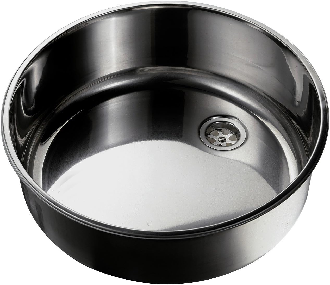 Ambassador Marine Cylinder Stainless Steel Ultra Mirror Polished Finish Sink