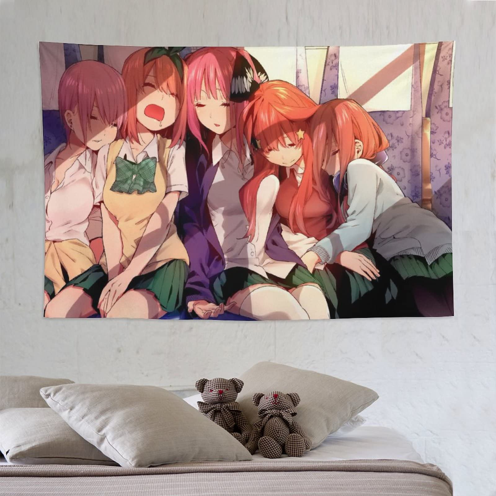 Amazon.co.jp: 五等分の花嫁 タペストリー アニメ 大判 布ポスター