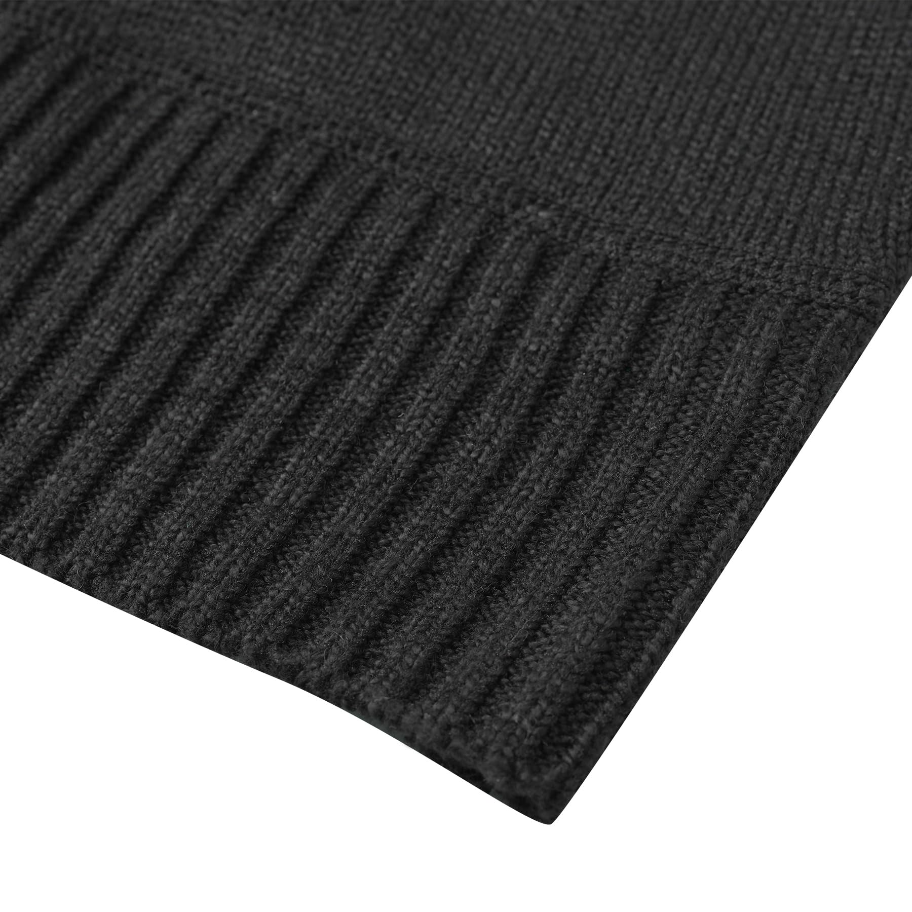 Allthemen Cárdigan de Punto Hombre con Cremallera Casual Suéter Cálido Cuello Alzado Sweaters Clásico Otoño Invierno