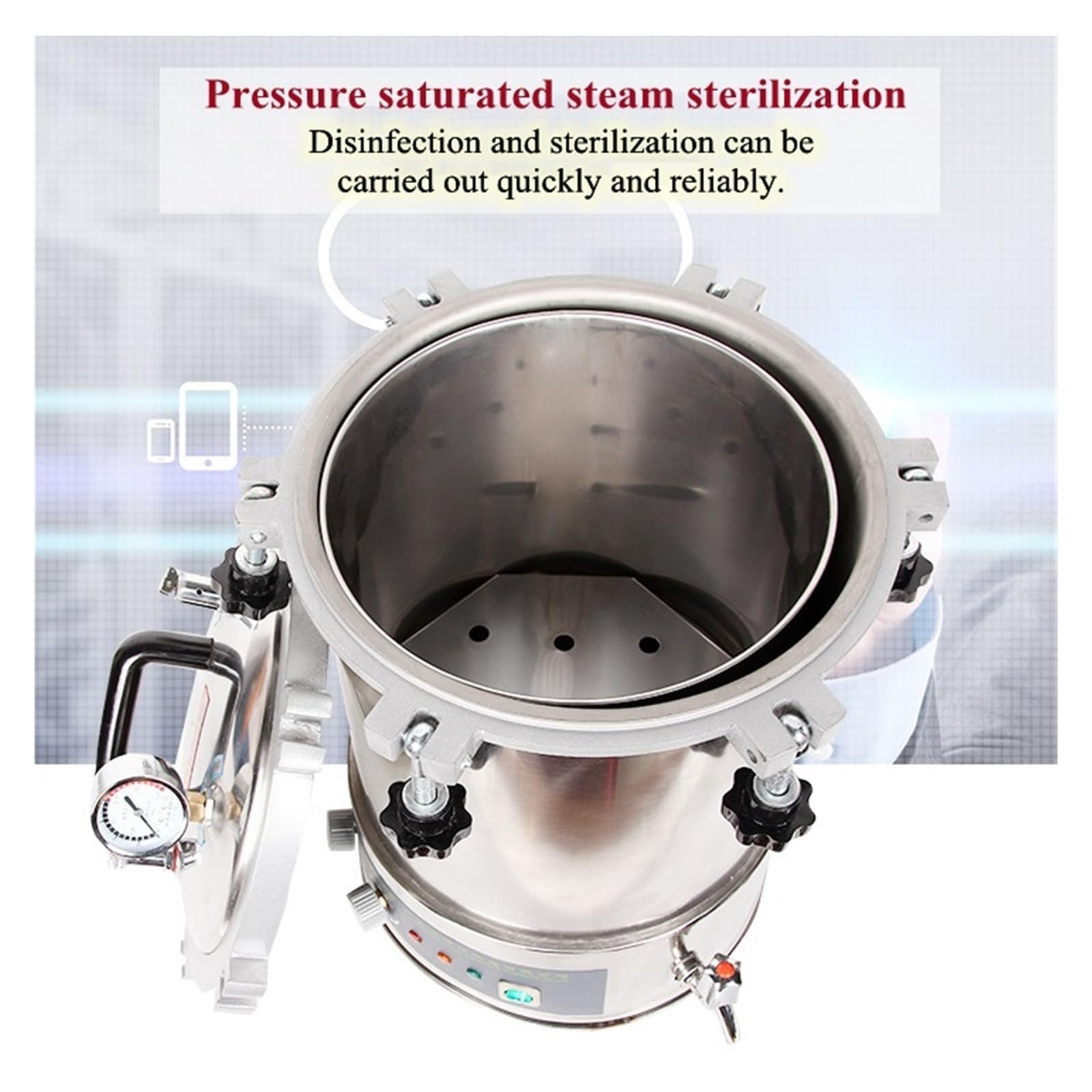 Esterilizador Autoclave Clase B For Clínica Eficaz Y RáPido