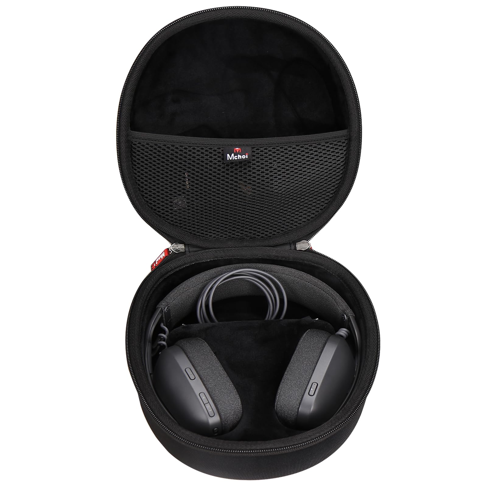 Mchoi Headphones Case Fits for Logitech Zone Vibe 100&125 / for Logitech G PRO X, G735 Wireless Headphones, Case Only, Black