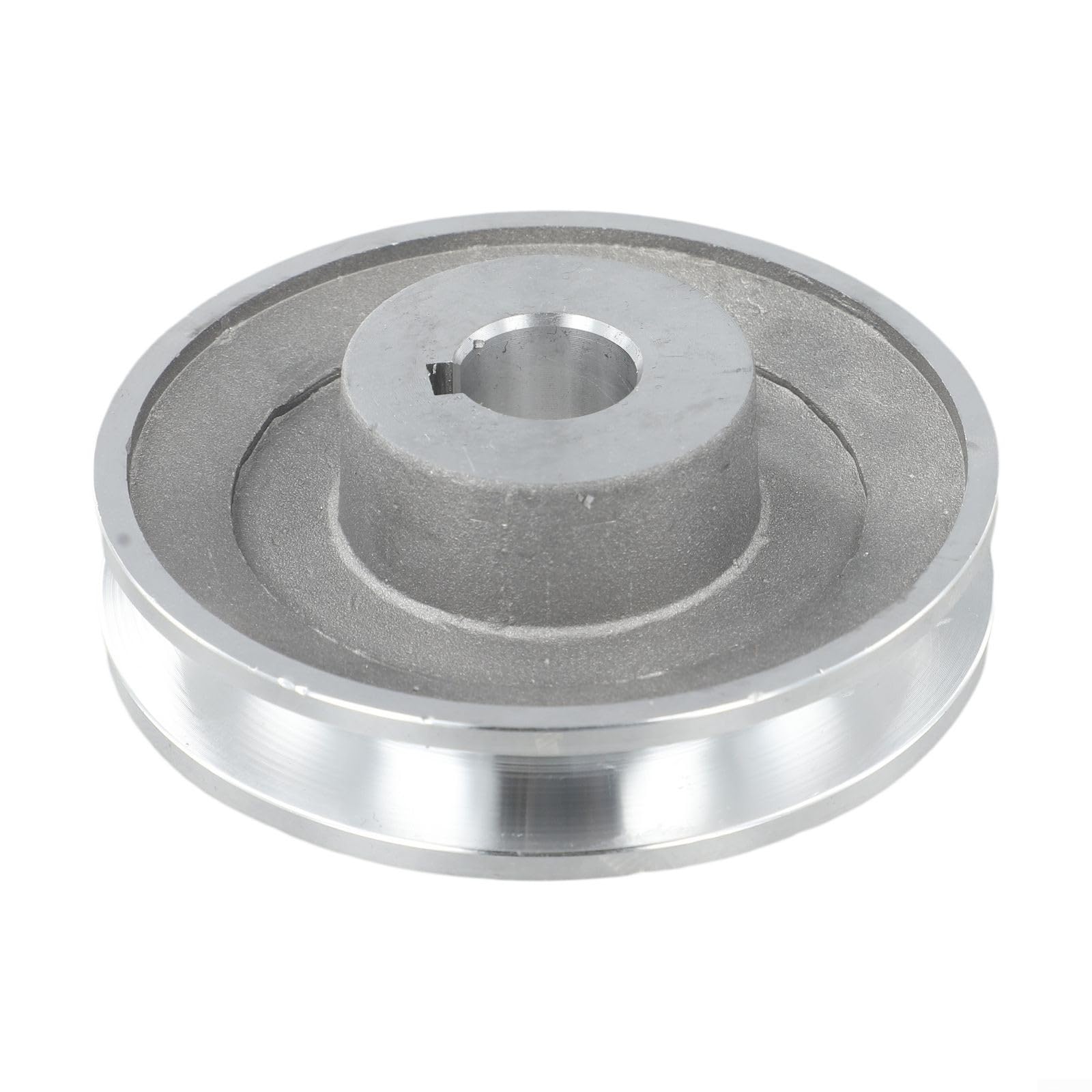 Poulie de moteur en aluminium de type A, 100 mm de diamètre pour compresseurs d'air, compatible avec les diamètres intérieurs de 19 mm et 24 mm (97 x 19)