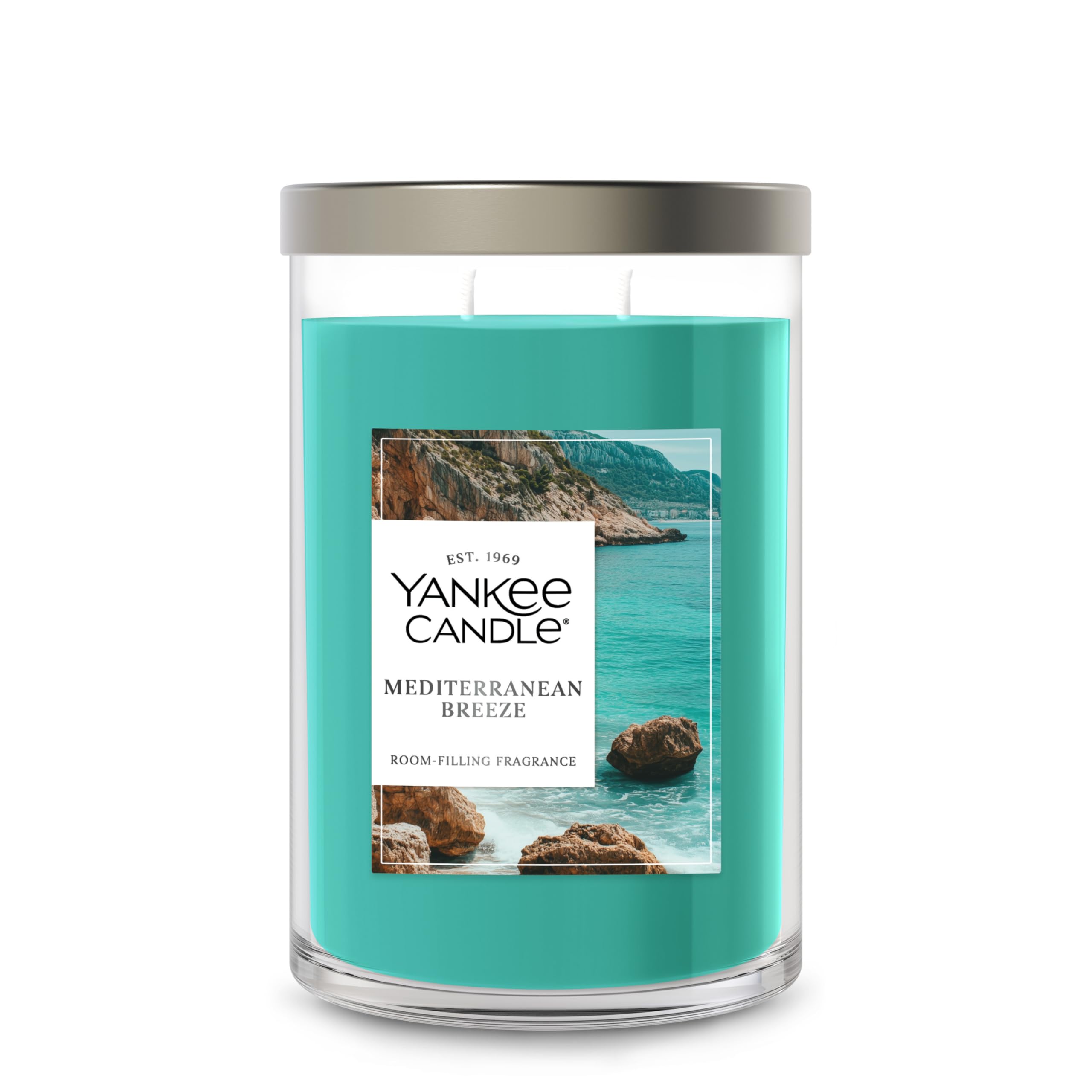 Yankee Candle Mediterranean Breeze Signature Duftkerze im Glas, groß