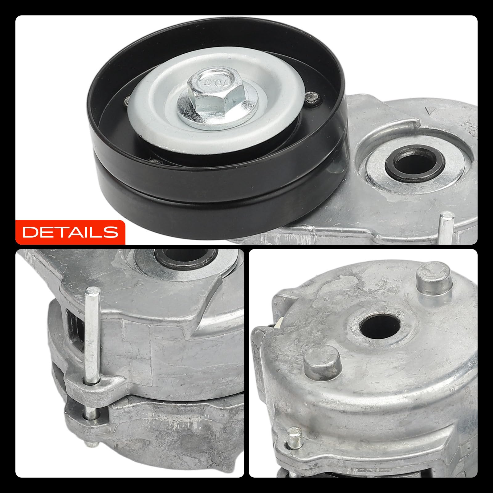 Frankberg Puleggia Guida a Rulli Compatibile con Cherokee KJ 2.8 CRD 4WD Cherokee KJ 2.8 CRD 4x4 Cherokee KJ 2.5 CRD 4WD Voyager IV RG RS 2.5 CRD Replace# K05072440AB,5066936AA