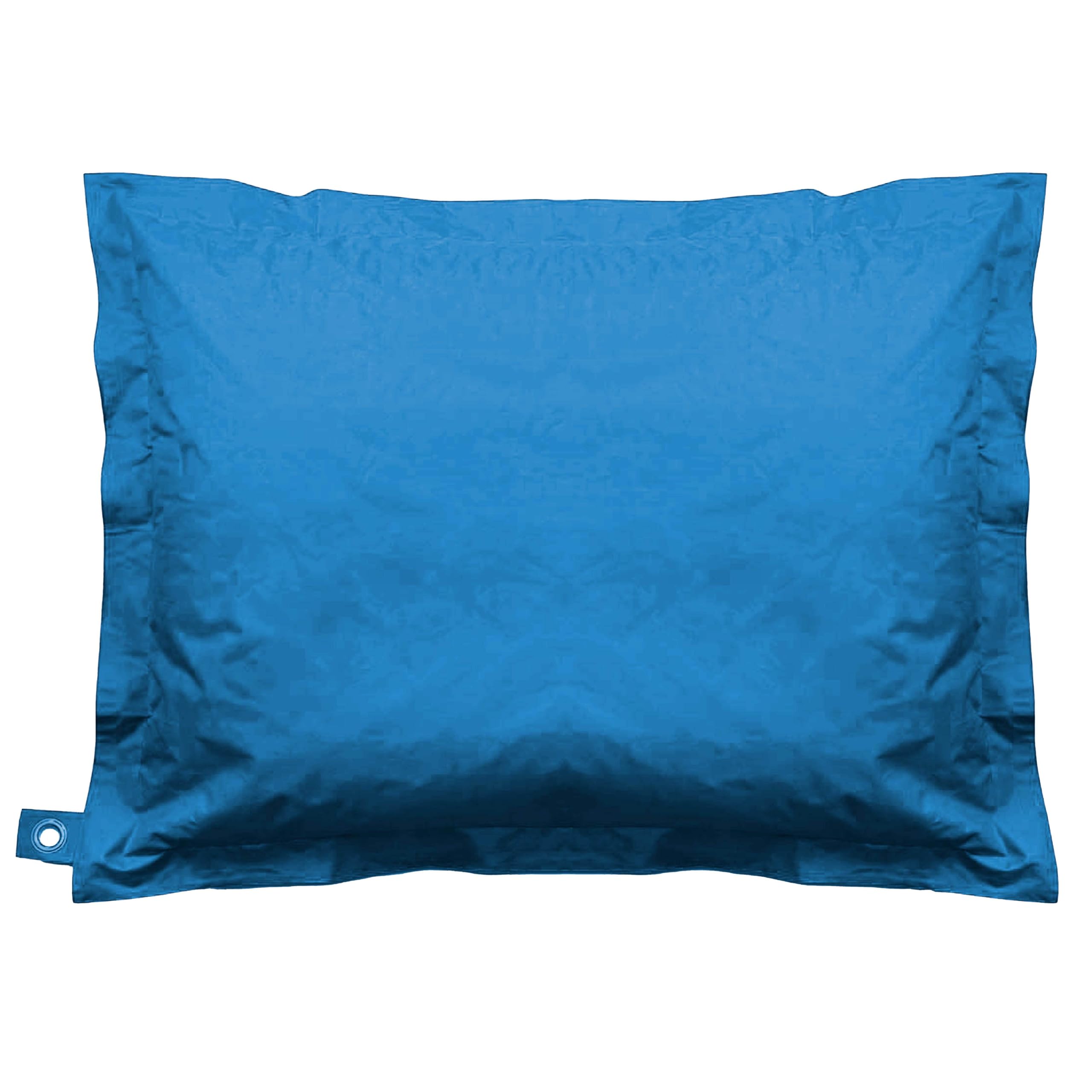 Oviala Housse Vide de Coussin de Sol XXL Bleu Pacific