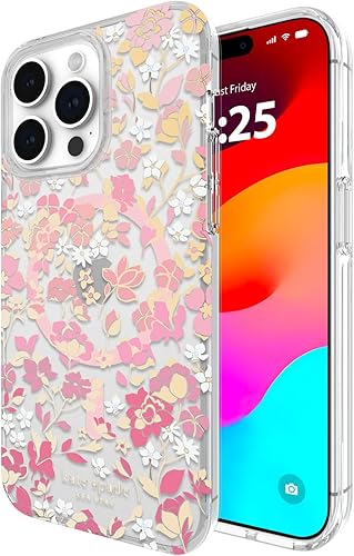 Kate Spade New York - Funda para iPhone 15 Pro Max, compatible con MagSafe, color rosa degradado