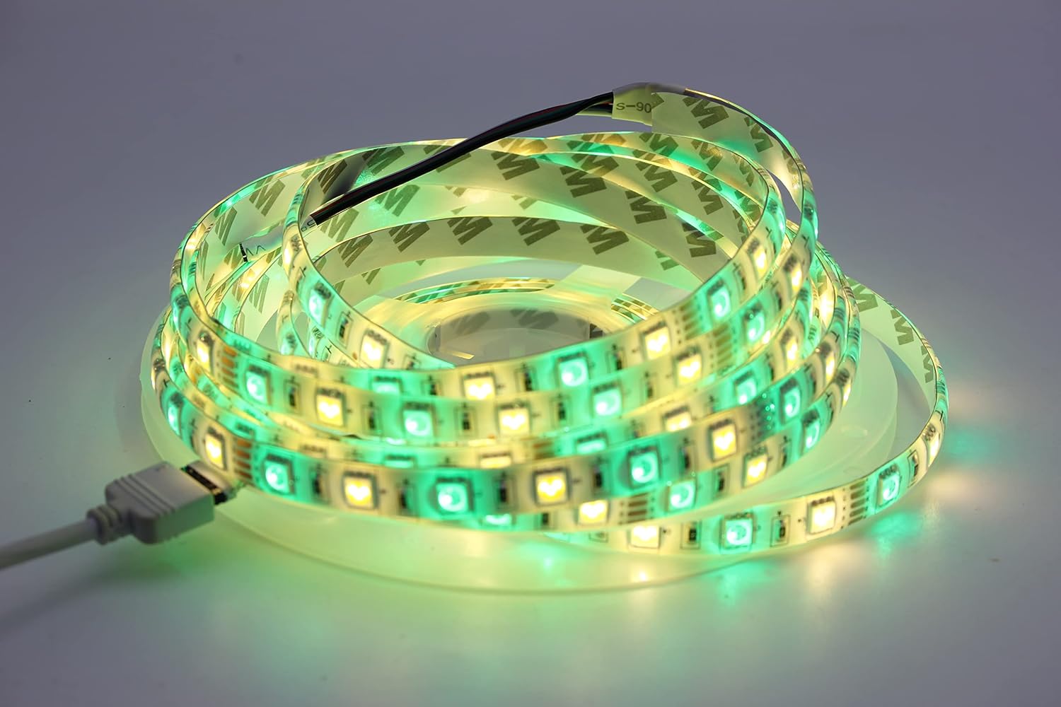 通用 SMD 5050 RGB LED Strip Waterproof 5M 300LED DC 12V 24V CCT RGBCCT RGBW RGBWW White Warm White NW Fita LED Light Strips Flexible (24V IP20 Non Waterproof, RGBCCT 12mm PCB)