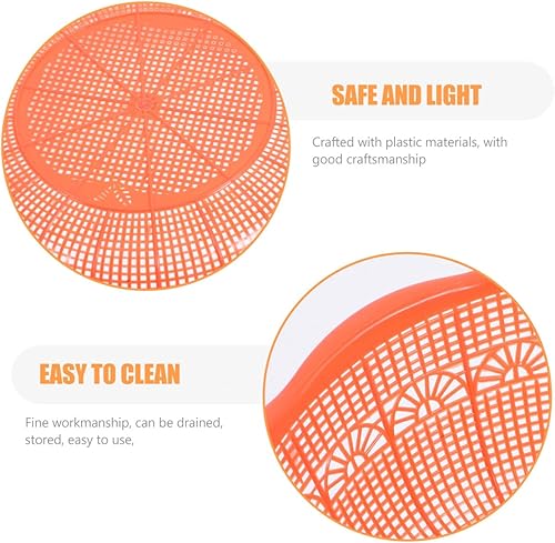 Miniatura 9 de 10 Uds. De Plástico Tazón De Arroz Cesta De Lavandería De Plástico Cesta De Frutas De Cerámica Colador De Bayas Colador De Cocina Colador De