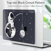 Vista 3 de Tuiklol Para MacBook Air de 13 pulgadas (versión 2021-2018) M1 A2337/A1932/A2179 con pantalla Retina Touch ID, carcasa rígida de plástico y cubierta