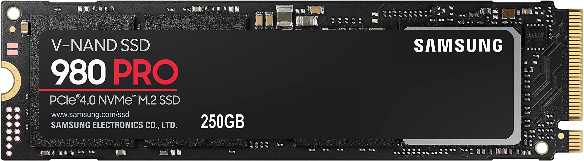 Samsung 980 PRO 250GB Up to 6,400 MB/s PCIe 4.0 NVMe M.2 (2280) Internal Solid State Drive (SSD) (MZ-V8P250)