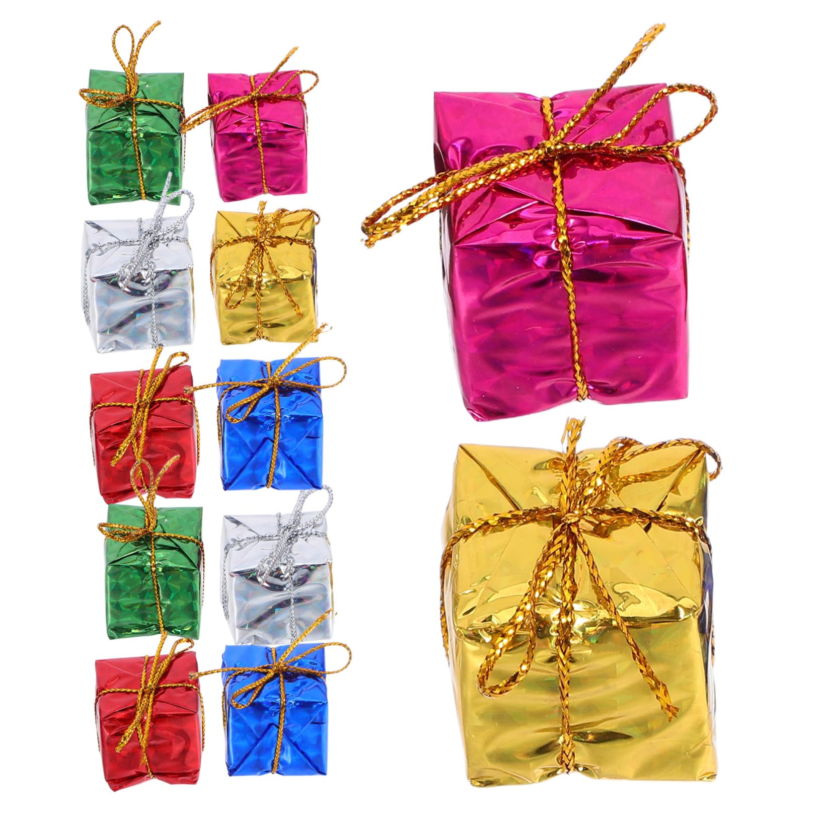 Mini emballage pour petits cadeaux de Noël VALICLUD : 36 boîtes décoratives