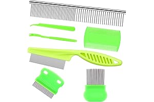 7Pcs Pet Flea Comb - The Ultimate Essential For Pet Care