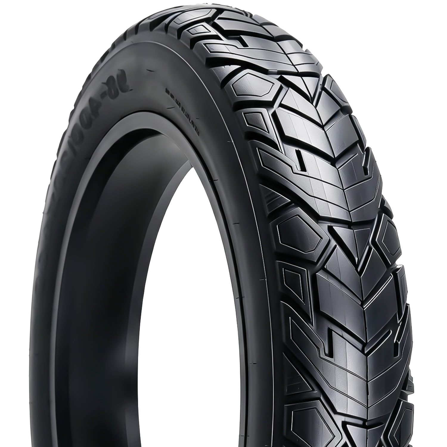20 x 4.0 98-406 Foldable Fat Tyre for E-Bike, 20 Inch Heavy Duty Ebike Tyre – All Terrain Replacement Tyre for Electric Bicycle, Mountain Bike, Snow Bike, Street & Trail Riding