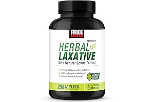 Force Factor Herbal Laxative: Natural Constipation Relief for Adults