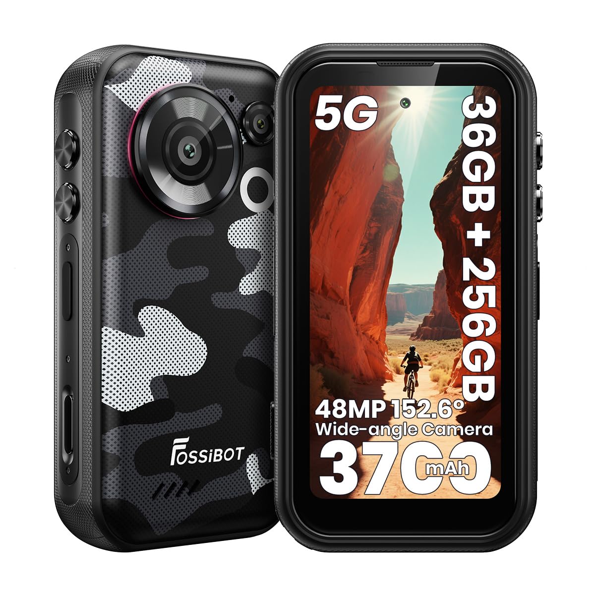 FOSSiBOT F116 Pro アクションカメラ タフネススマホ 未使用 Amazon.com: FOSSIBOT F116 Pro Unlocked 5G Mini Rugged Smartphone