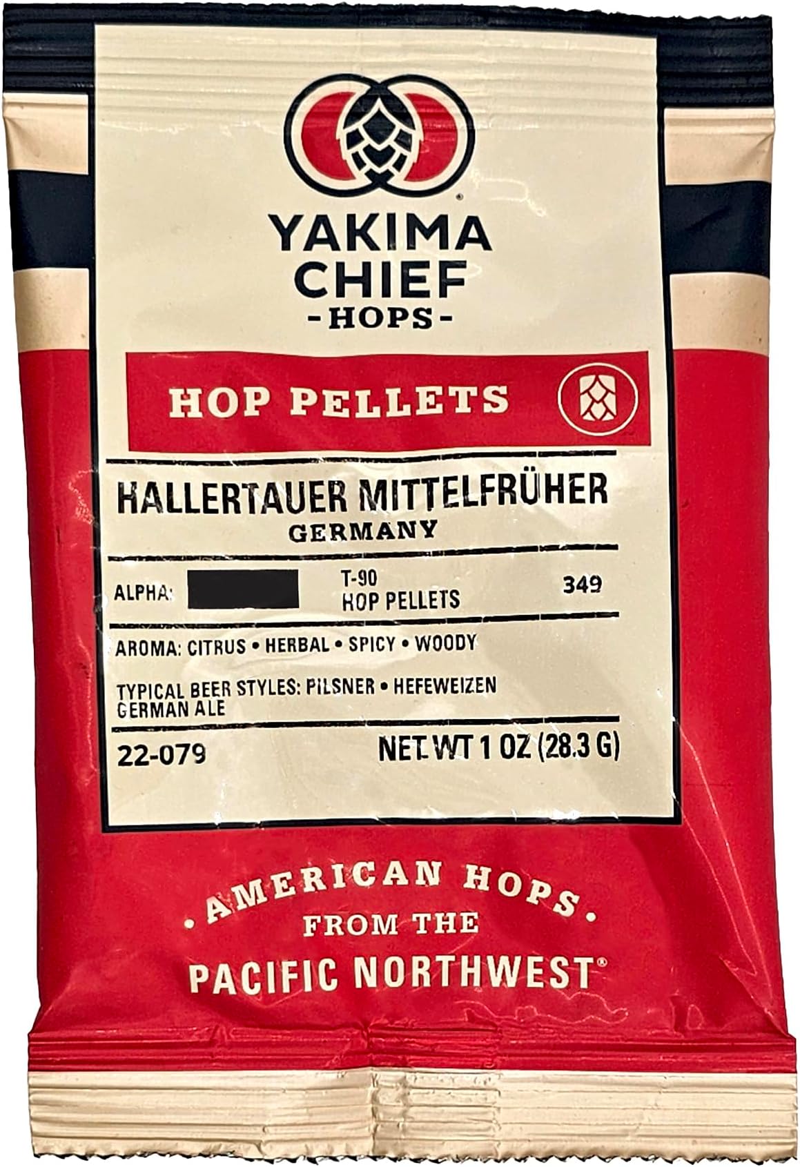 HopUnion - 2050A Imported Hop Pellets for Home Brew Beer Making (German, Hallertau) 1oz