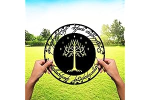 Speak Friend and Enter Round Metal Sign